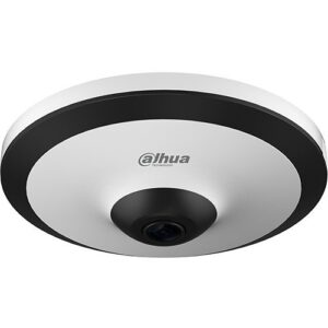 Dahua N55CT5 Pro-Series 5MP Panoramic Fisheye Camera with Analytics+, 1.4mm Fixed Lens, White