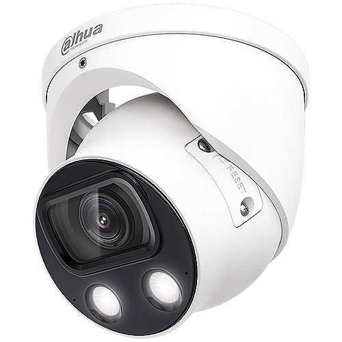 Dahua N85EUN2 Pro-Series 8MP Night Color 2.0 WDR Turret IP Camera, 2.8mm Fixed Lens, White