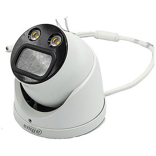 Dahua N85EUN2 Pro-Series 8MP Night Color 2.0 WDR Turret IP Camera, 2.8mm Fixed Lens, White