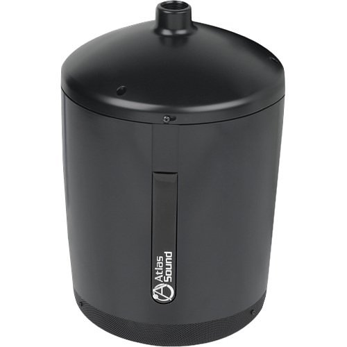AtlasIED PM8FA-B 8" 2-Way Pendant Mount Speaker with 60W 70.7V Transformer, Black