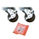 AtlasIED RCK-700 Caster Kit 5/8" Diameter for 700 Series Racks, Load-bearing Capacity of 255 lbs Each