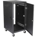 AtlasIED RX21-25SFD Mobile Equipment Rack, 21RU, 25"