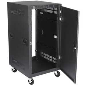 AtlasIED RX21-25SFD Mobile Equipment Rack, 21RU, 25"