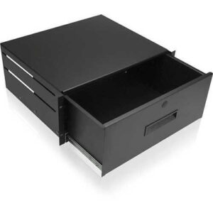 AtlasIED Storage Drawer Recessed 4RU w/ 14 Inch Extension