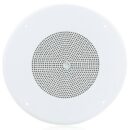 AtlasIED SD72W 8" Dual-Cone In-Ceiling Speaker with 25V, 70V 5W Transformer and 62-8 Baffle