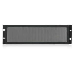 AtlasIED SEC3 19" Rack Mount Security Panel 3RU, Ebony Black