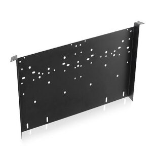 AtlasIED SH1-10 Vented All-Purpose Rack Shelf 1RU Height, Flat Black Finish