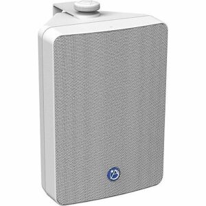 AtlasIED SM63T-WH 6.5" 2-Way All Weather Speaker with 32-Watt 70V/100V Transformer, White
