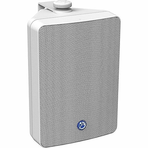 AtlasIED SM63T-WH 6.5" 2-Way All Weather Speaker with 32-Watt 70V/100V Transformer, White
