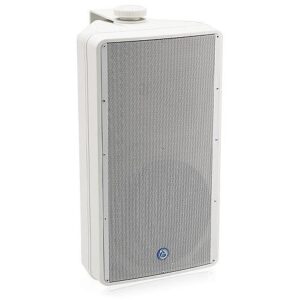 AtlasIED SM82TUC-WH 8" 2-Way All Weather Speaker with 60W 70V/100V Transformer, White