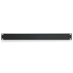 AtlasIED SPR1 19" RU Recessed Rack Panel, 16-Gauge CRS, Black