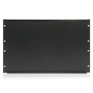 AtlasIED SPR6 Recessed Rack Panel, 19" Deep, RU, Black