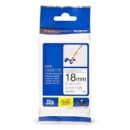 Brother TZEFX241 TZe Tape, P-touch Black on White Flexible ID Tape, 18mm (0.7") 8m (26.2')