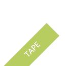 Brother TZEMQG35-Label Tape, 0.47"ch x 16.4 foot, White