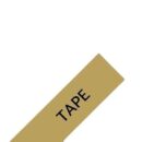 Brother TZEPR851-Label Tape, 0.94"ch, 26.2 foot, Black Gold