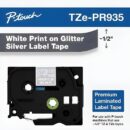 Brother TZEPR935 0.47" x 26.2' White/Silver