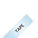Brother TZES121 0.35"x26.2' Label Tape, Black/Clear