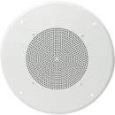 AtlasIED UHT70C-U51-8 8" In-Ceiling Speaker for Fire Signaling with 5W 70V Transformer and U51-8 Baffle