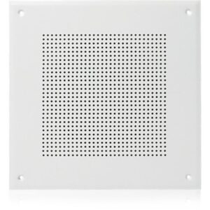 AtlasIED UKT25-2C-U161-8 8" Dual Voice Coil In-Ceiling Speaker for Fire Signaling with 5W 25V Transformer and U161-8 Baffle