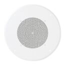 AtlasIED UKT70-2C-U51-8 8" Dual Voice Coil In-Ceiling Speaker for Fire Signaling with 5W 70V Transformer and U51-8 Baffle