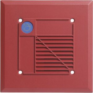 AtlasIED VTF-152UCR Voice/Tone Recessed Compression Driver Speaker with Transformer, 15W, 25V, Red