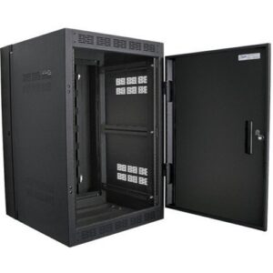 AtlasIED WMA24-23 24RU High-Strength Wall Cabinet with Adjustable Rails, 23.5" Deep