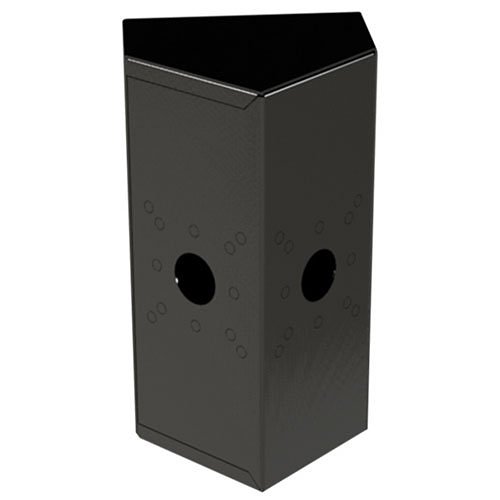 Pedestal Pro PORTRA-CS-8X14-45E Mounting Kit, Portrait 8x14x6, Black Corner